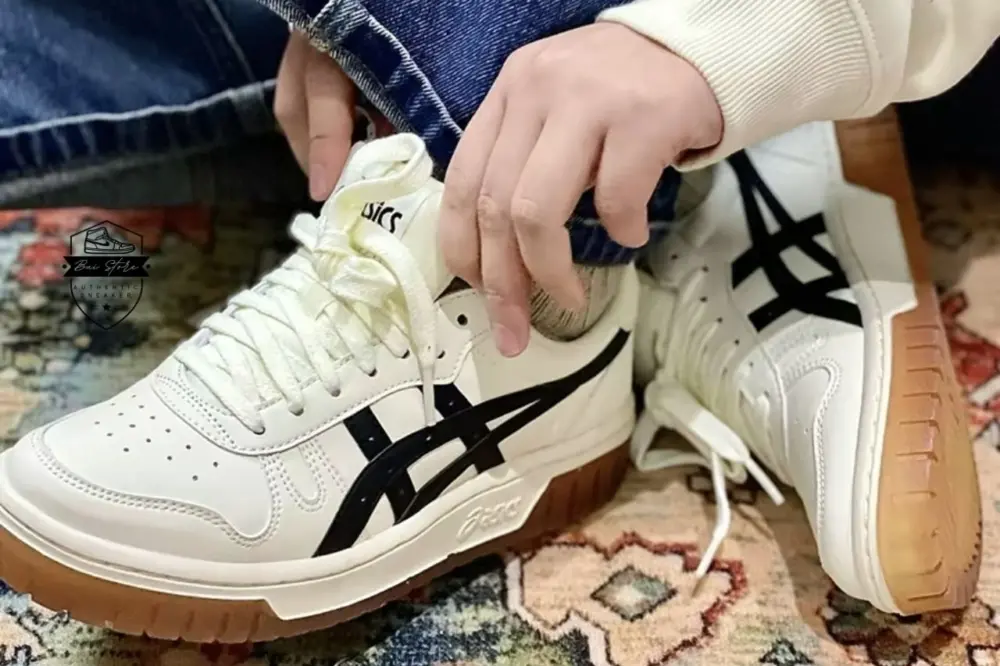 Giày Asics Court MZ 'Cream Black Gum' 1203A127-750 - Ảnh 5