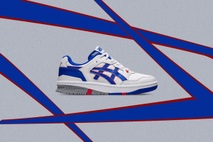 Alternative view of Giày Asics EX89 'New York Knicks' 1201A476-101