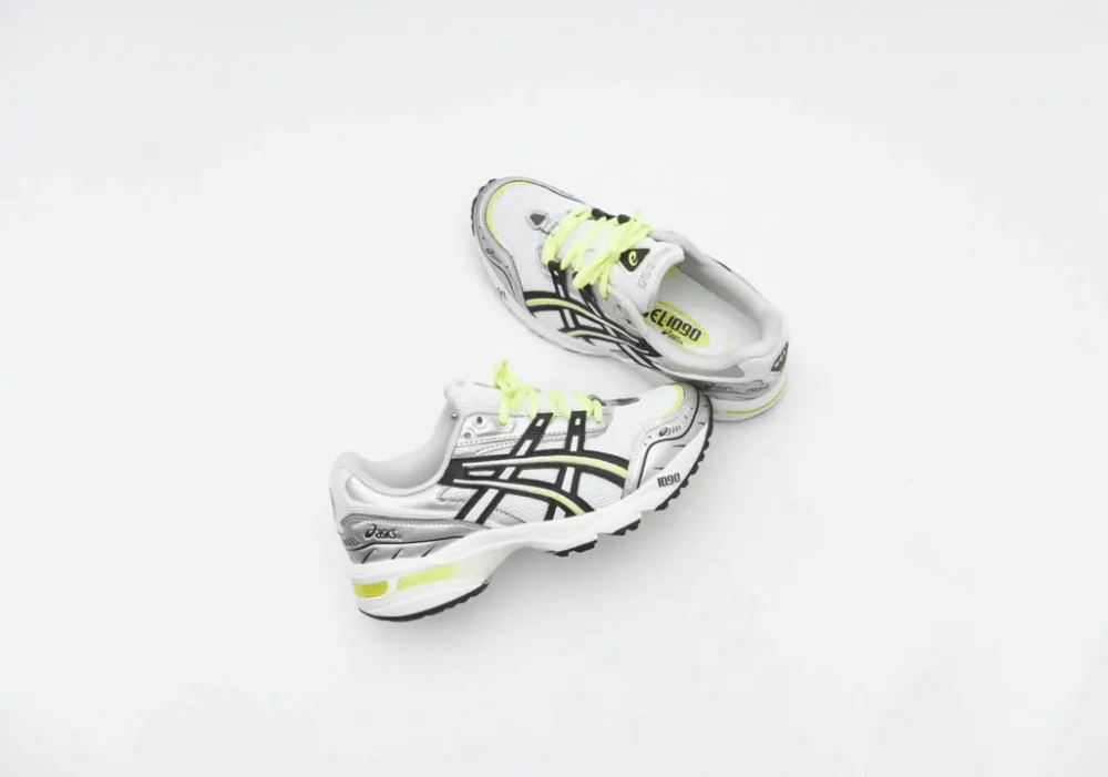 Giày Asics Gel 1090 'White Silver Yellow' 1201A484-100 - Ảnh 3