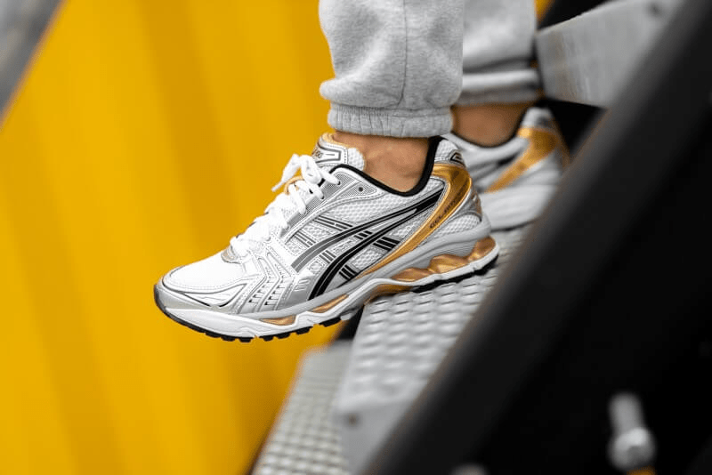 Giày Asics Gel Kayano 14 'White Pure Gold' 1201A019-102 - Ảnh 2