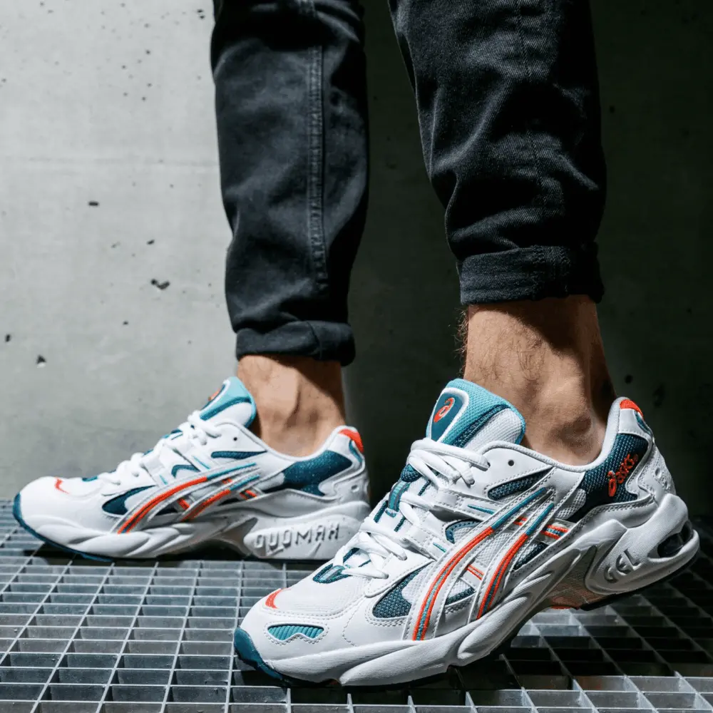 Giày Asics Gel Kayano 5 OG 'White Turq Coral' 1021A280-102 - Ảnh 6