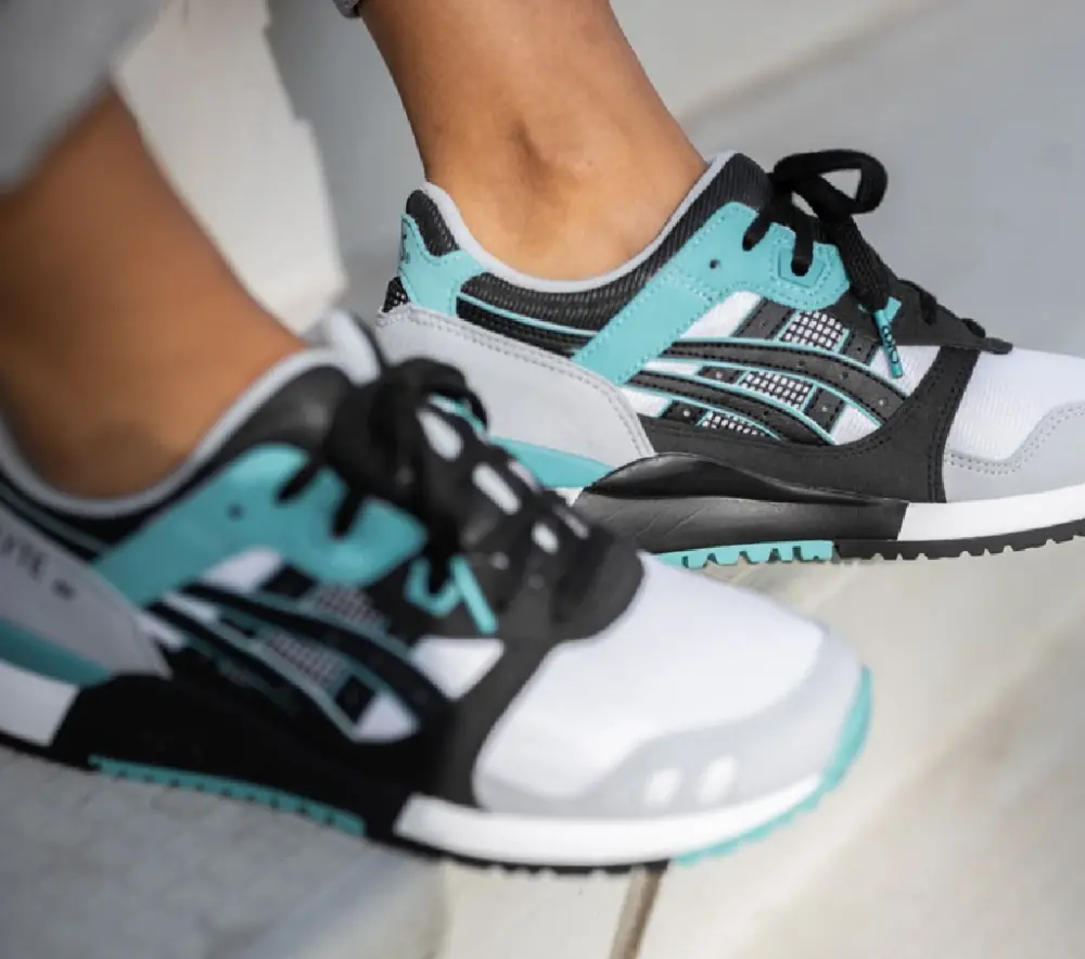 Giày Asics Gel Lyte 3 'Cyan Black' 1201A051-100 - Ảnh 3