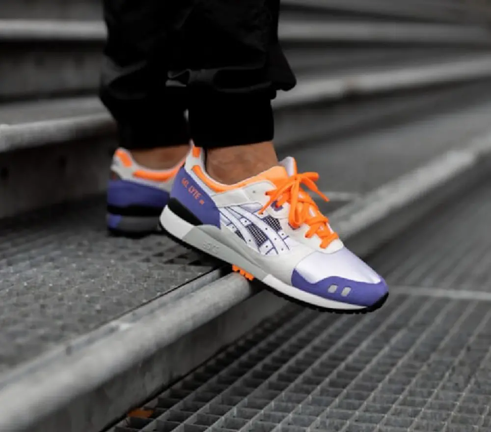 Giày Asics Gel Lyte 3 OG Retro 'Orange Purple' 2020 1191A266-102 - Ảnh 3