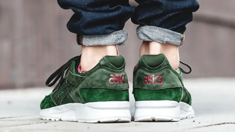 Giày Asics Gel Lyte V X Max Pack Dark Green H6R2L 8082 - Ảnh 6
