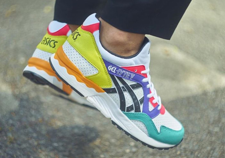 Giày Asics Gel Lyte 5 Multi Color 1191A227-100 - Ảnh 7