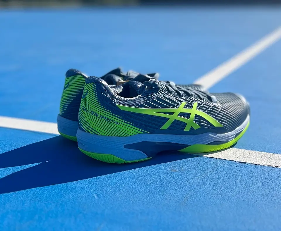 Alternative view of Giày Asics Solution Speed FF 'Steel Blue Green' 1041A182-402