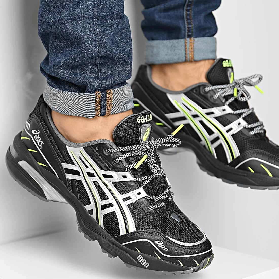 Giày Asics Gel 1090 'Black Pure Silver' 1201A041-001 - Ảnh 7