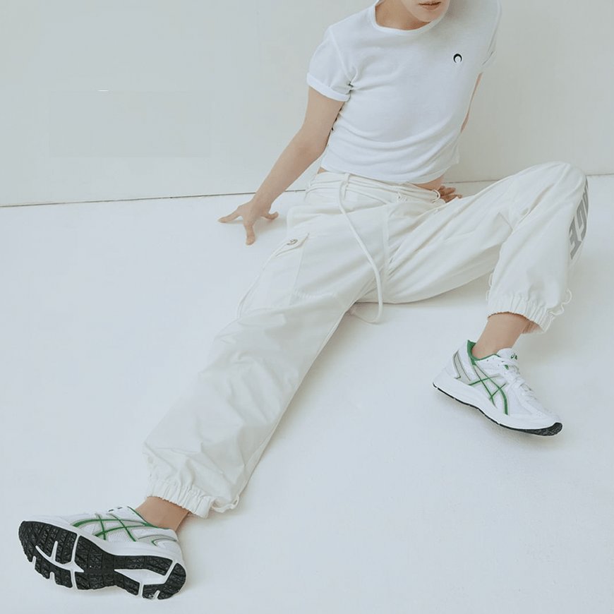 Giày Asics Jog 100 S 'White Green' 1201A896-100 - Ảnh 6