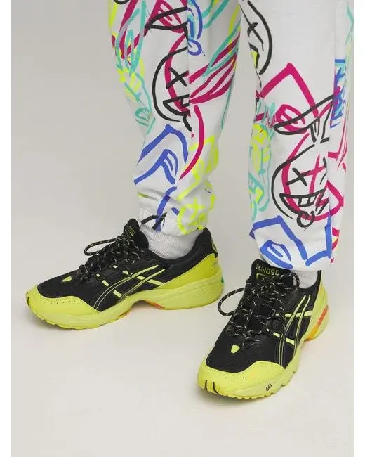 Giày Asics IAB Studio x Gel 1090 'Black Lime' 1203A080-001 - Ảnh 7