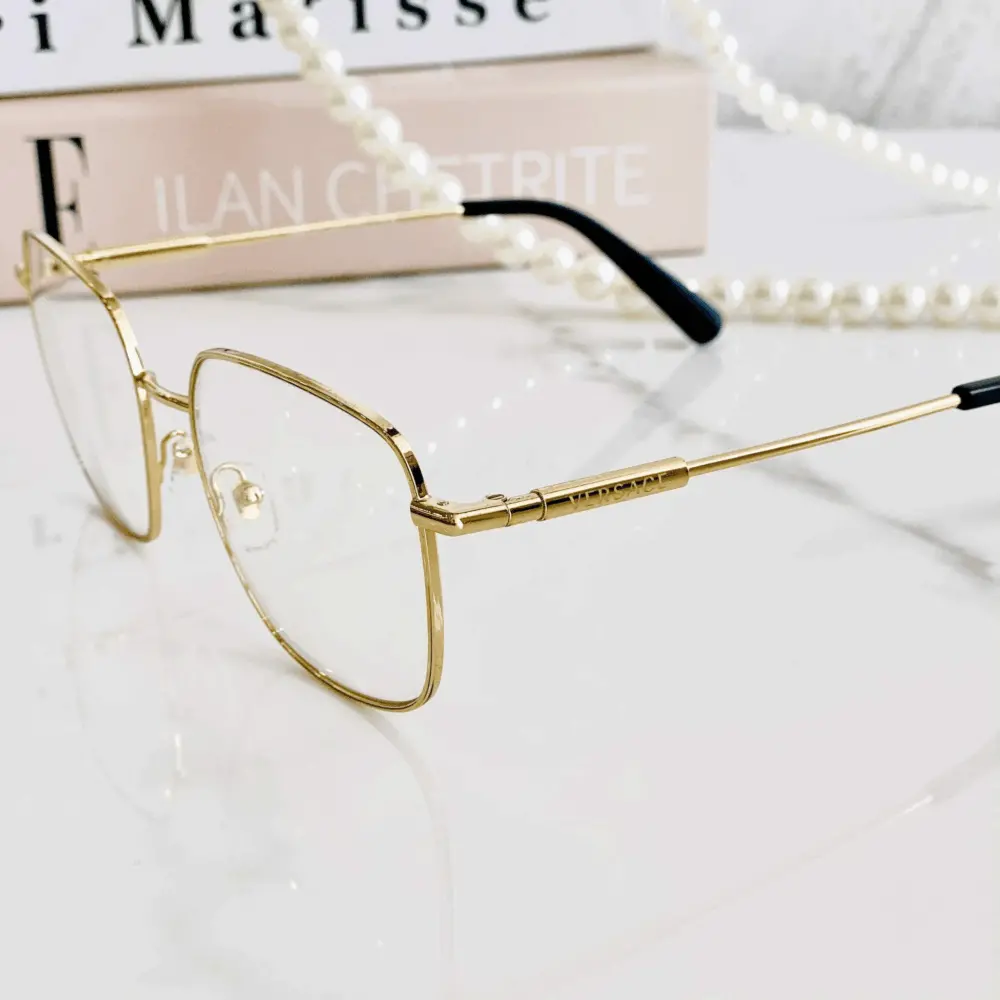 Kính Versace Glasses 'Black Gold' VE1281-1002 - Ảnh 5