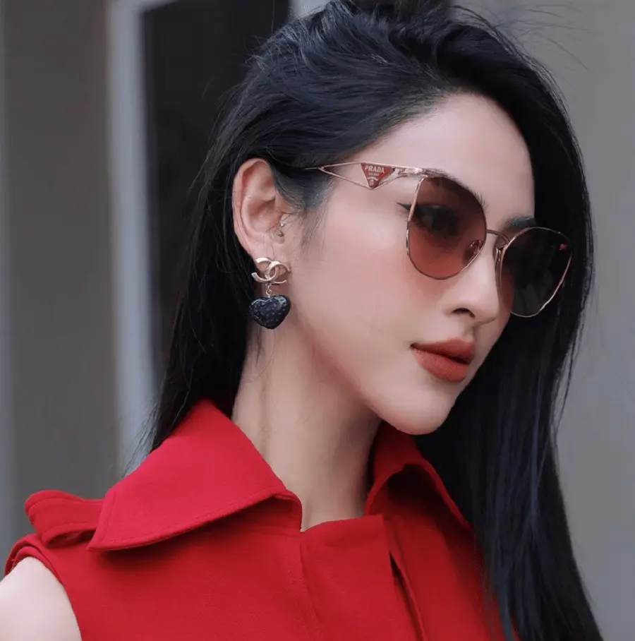 Kính Prada Sunglasses 'Rose Gold' PR50ZSSVF0A5 - Ảnh 3