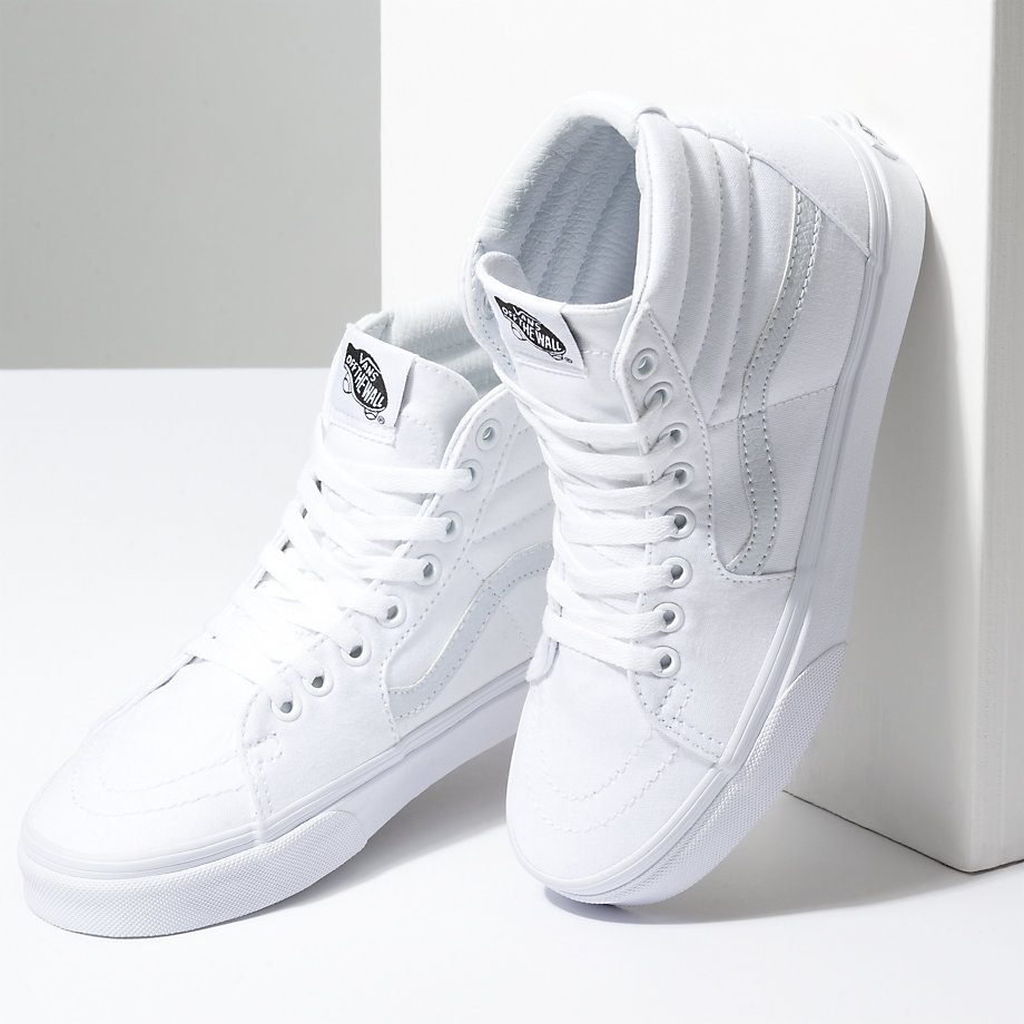 Giày Vans Sk8-Hi Canvas 'True White' VN000D5IW00 - Ảnh 3