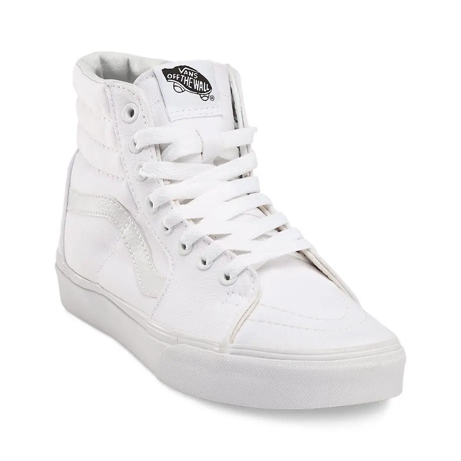 Giày Vans Sk8-Hi Canvas 'True White' VN000D5IW00 - Ảnh 5