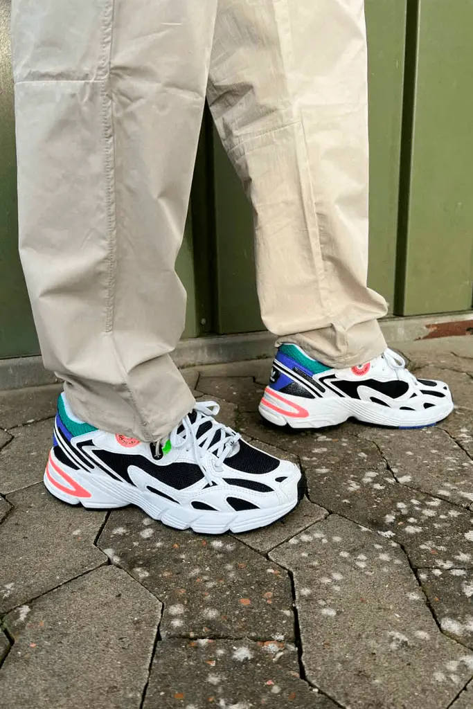 Giày Adidas Astir 'White Black Acid Red' GY1122 - Ảnh 7