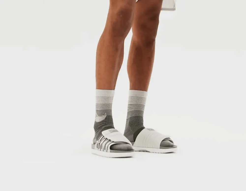 Alternative view of Dép Nike Asuna 2 Slide ‘Light Silver’ DX6865-001