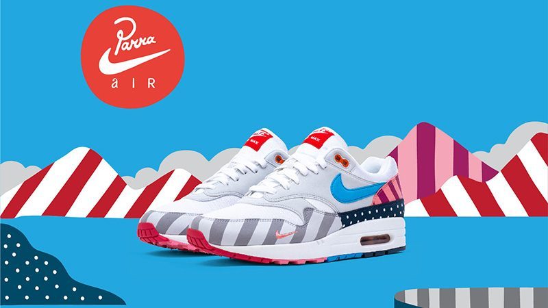 Giày Nike Parra x Air Max 1 'Parra' 2018 AT3057-100 - Ảnh 3