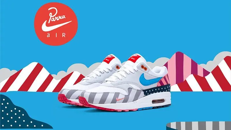 Giày Nike Parra x Air Max 1 'Parra' 2018 AT3057-100 - Ảnh 3