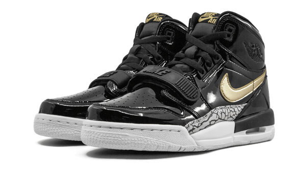 Giày Nike Jordan Legacy 312 GS 'Black Metallic Gold' AT4040-007 - Ảnh 3