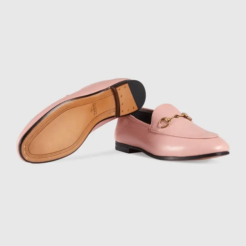 Giày Gucci Wmns Horsebit Loafers Leather Pink 414998-DLC00-5909 - Ảnh 4