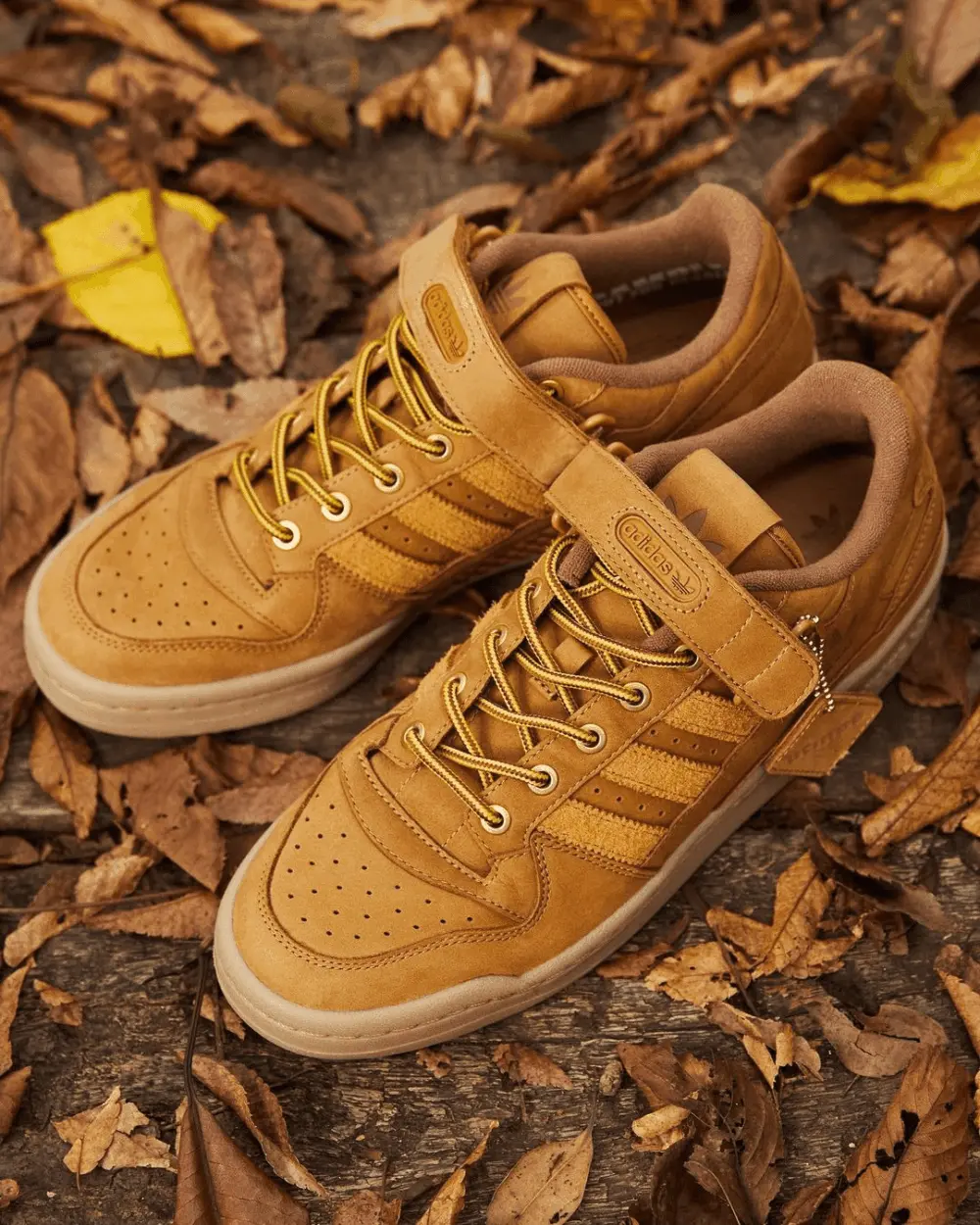 Alternative view of Giày Adidas Forum Low x Atmos Forum Low 'Wheat' GX3953