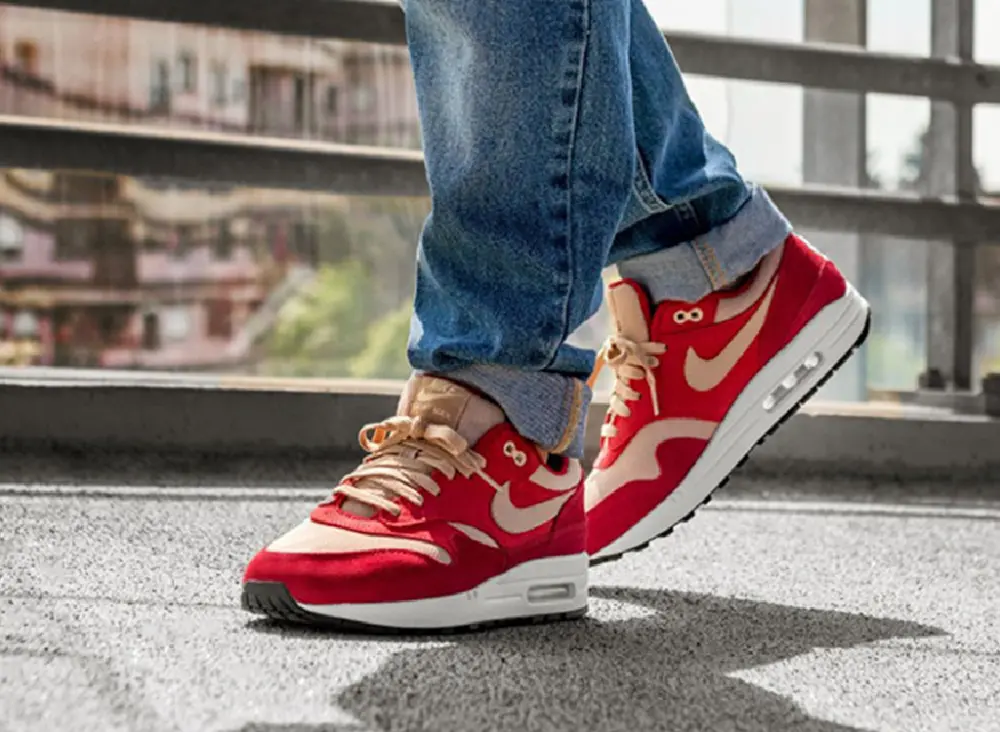 Giày Nike Air Max 1 Premium Retro 'Red Curry' 908366-600 - Ảnh 4