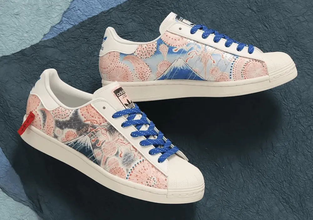 Giày Adidas Atmos x Three Tides Tattoo x Superstar 'Mt. Fuji' GX7791 - Ảnh 8