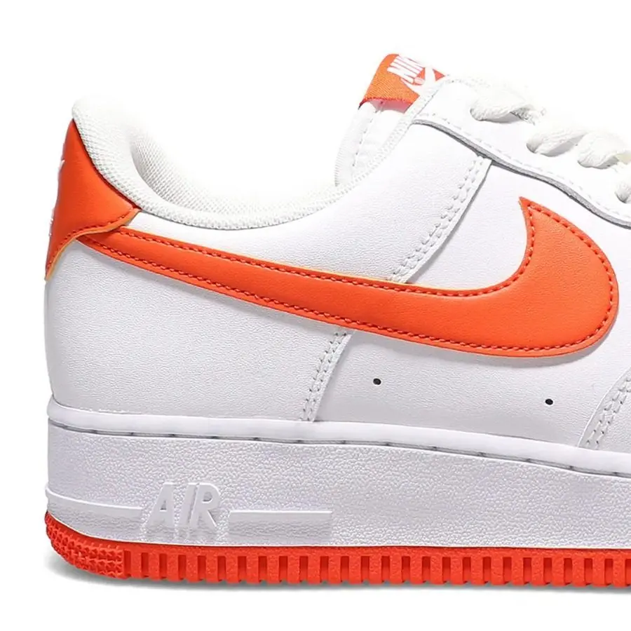 Giày Nike Air Force 1 '07 'White Team Orange' DC2911-101 - Ảnh 5