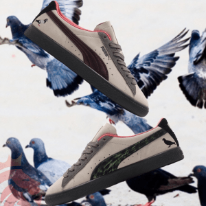 Alternative view of Giày Puma atmos x Jeff Staple x Suede 'Pigeon and Crow' 381160-01