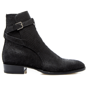 Giày Saint Laurent Low Boot Wyatt 30 'Black' 630482-1YO00-1000