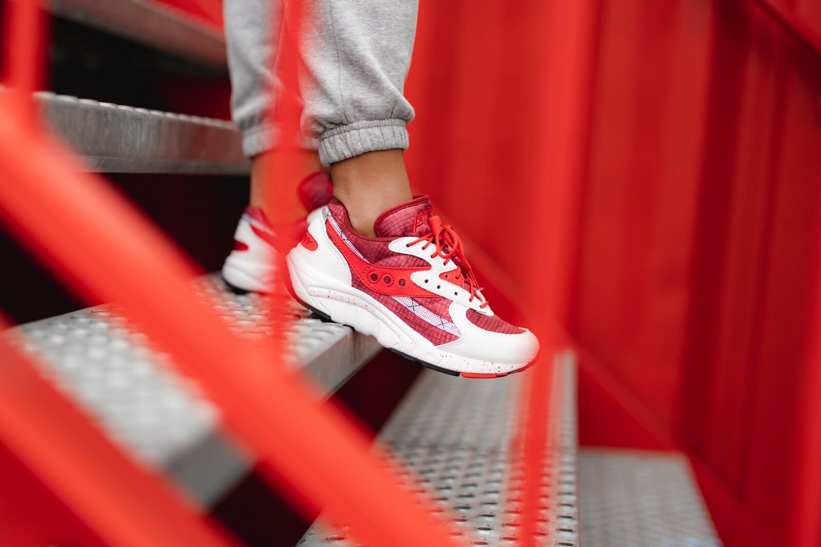 Giày Saucony Aya 'Tie Dye Red' S70488-2 - Ảnh 6