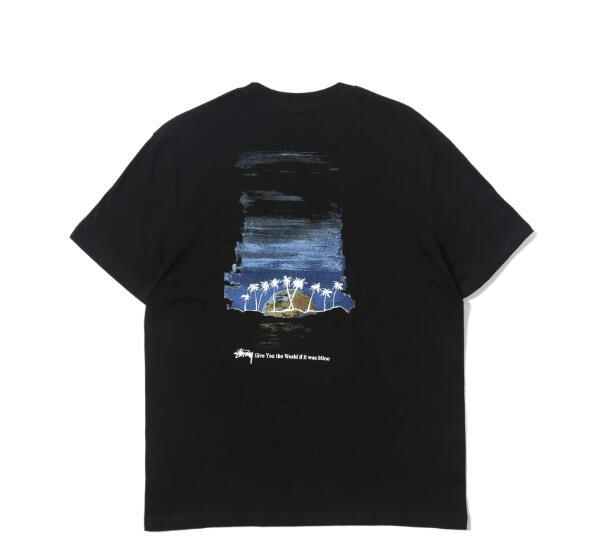 Áo Stussy Horizon "Sunset" Tee 'Black' - Ảnh 3