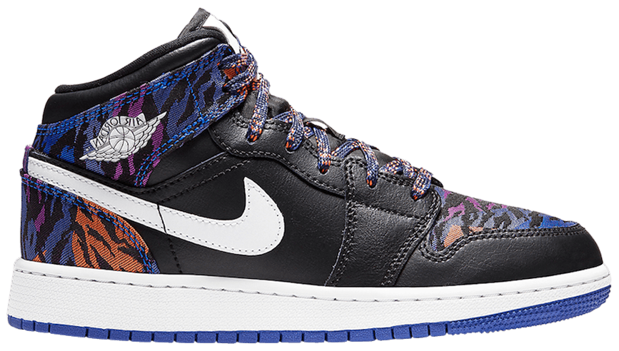 Giày Nike Air Jordan 1 Mid 'Tiger Print' AV5174-005