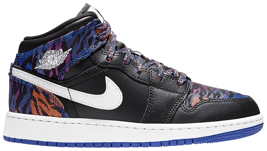 Giày Nike Air Jordan 1 Mid 'Tiger Print' AV5174-005