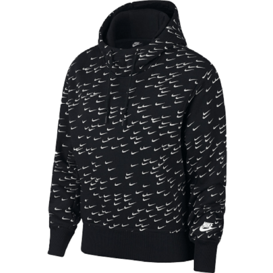 Áo Nike X-Small All Over Print Hoodie Swoosh Hoodie AV8342-010