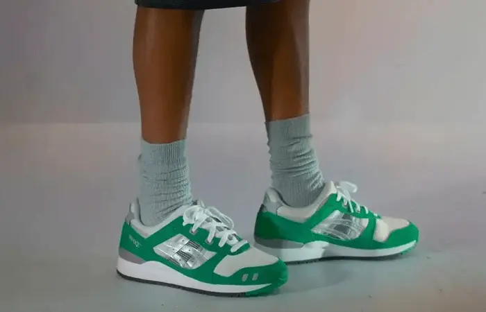 Giày Asics x Awake NY Gel-Lyte III 'Green Tambourine' 1201A568-100 - Ảnh 4