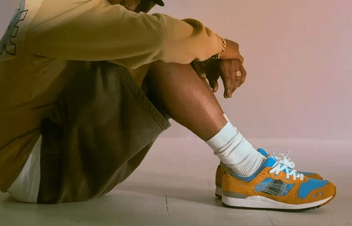 Giày Asics x Awake NY Gel-Lyte III 'Della Robbia Blue' 1201A568-400 - Ảnh 5