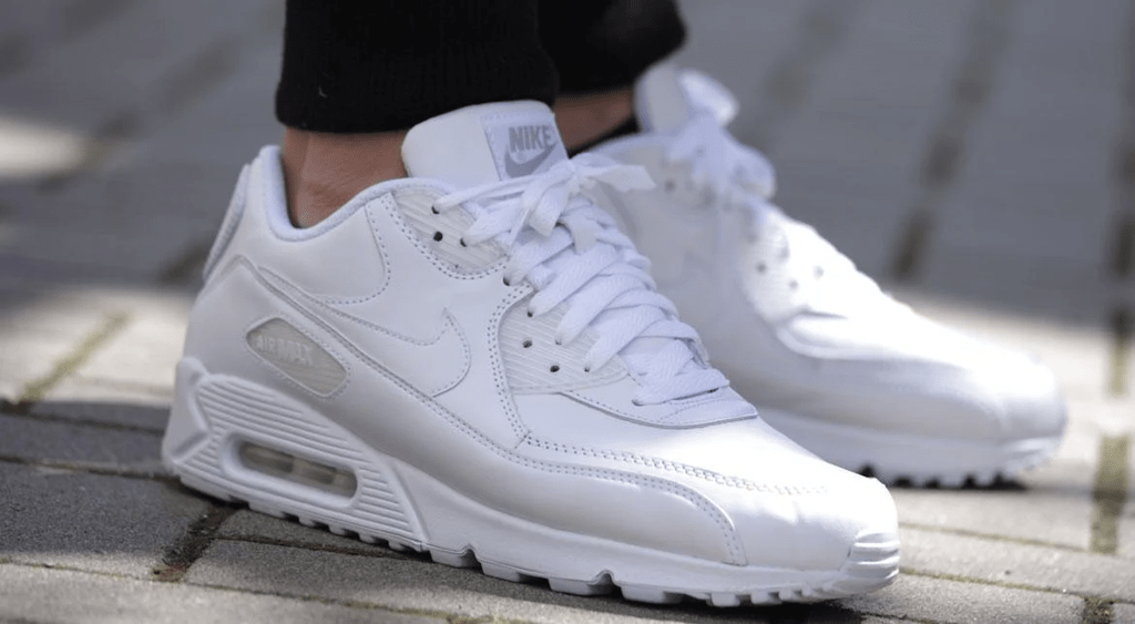 Giày Nike Air Max 90 'White Leather' 302519-113 - Ảnh 2