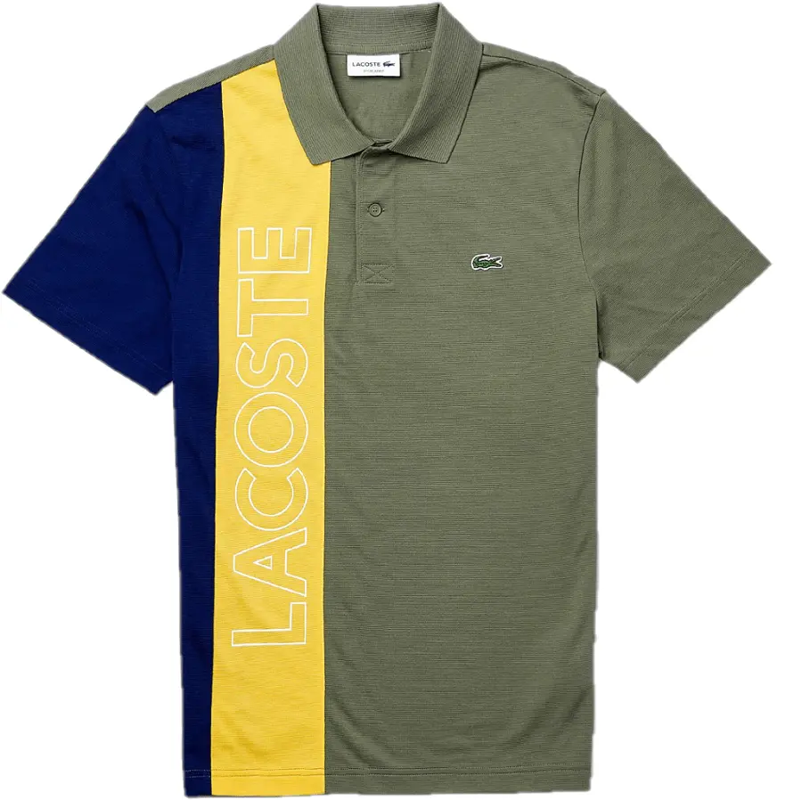 Áo Lacoste Men's Ultra-Light Color Matching Knitted Polo YH9852-51G-XHR