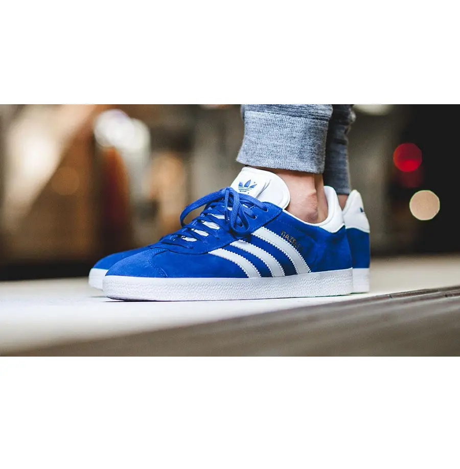 Giày Adidas Gazelle Collegiate 'Royal White' S76227 - Ảnh 3