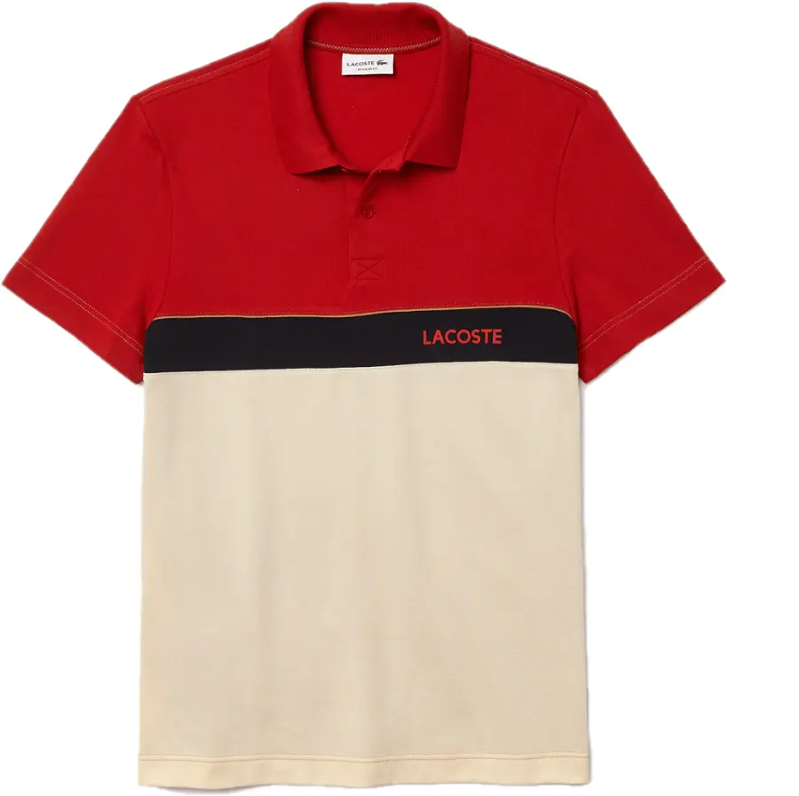 Áo Lacoste Men's Color Matching Cotton Pique Polo PH9766-51G-LA0