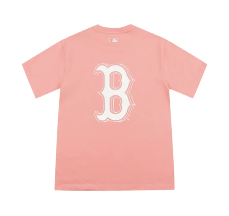 Áo MLB Logo B Season 2021 Pink 31TS03131-43P - Ảnh 3