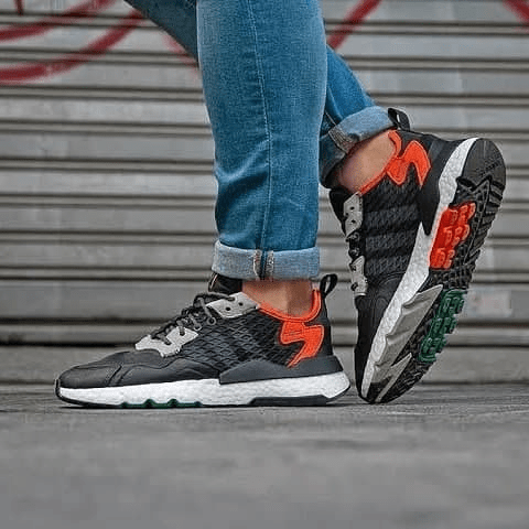 Giày Adidas Nite Jogger 'Cordura Black Orange' EE5549 - Ảnh 2