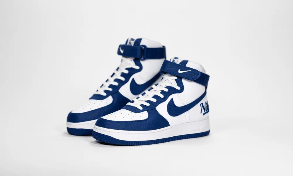 Giày Nike Air Force 1 High '07 LV8 EMB 'Dodgers' DC8168-100 - Ảnh 3
