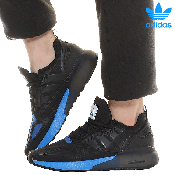 Giày Adidas ZX 2K Boost 'Black Glow Blue' FX7029 - Ảnh 3