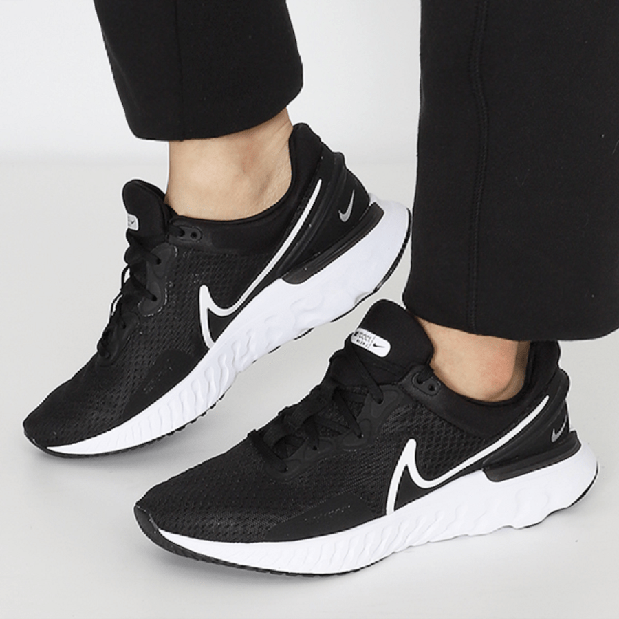 Giày Nike React Miler 3 'Black White' DD0490-001 - Ảnh 2