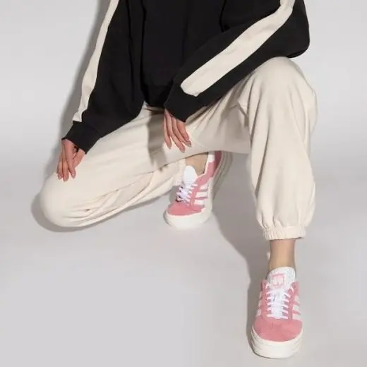 Giày Adidas Gazelle Bold 'Super Pop Pink' IG9653 - Ảnh 3