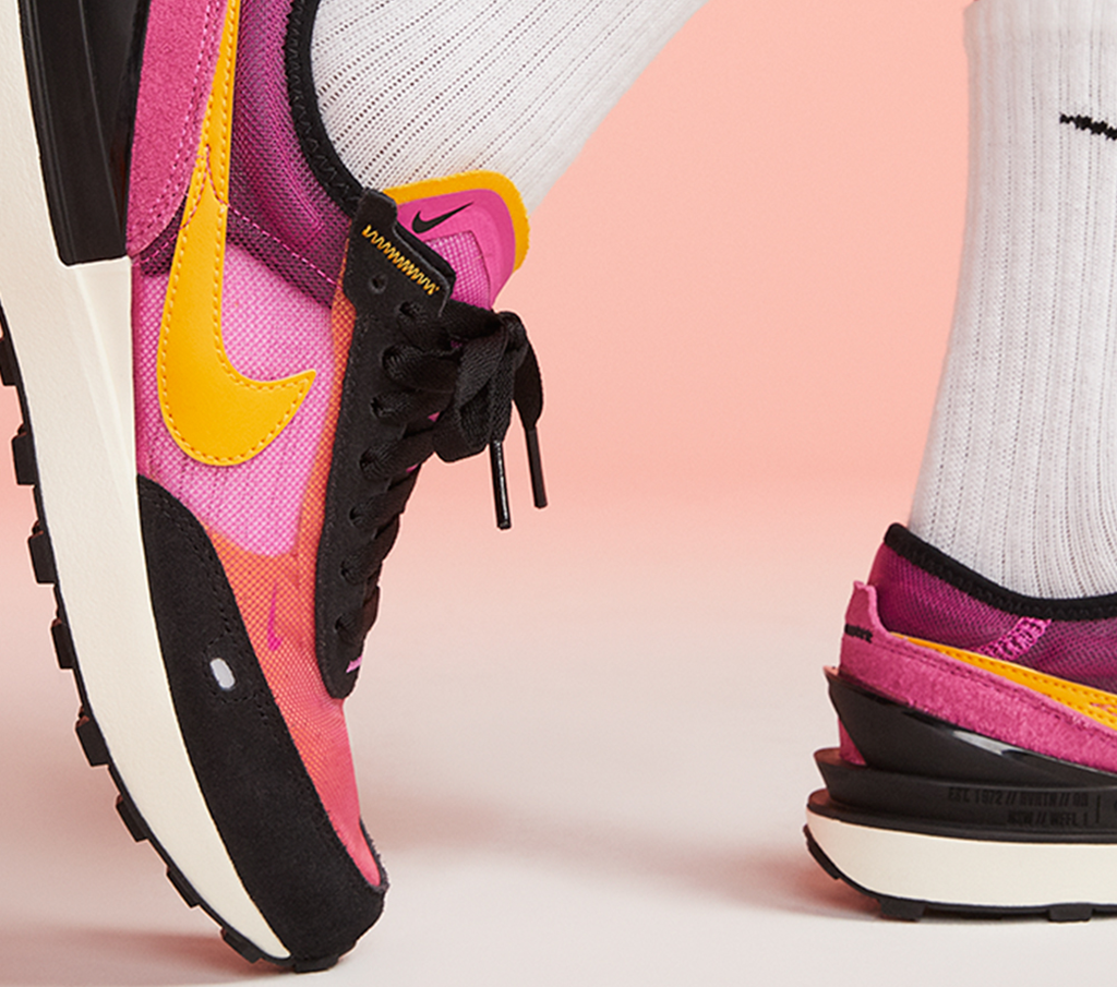 Giày Nike Waffle One GS 'Active Fuchsia' DC0481-600 - Ảnh 4