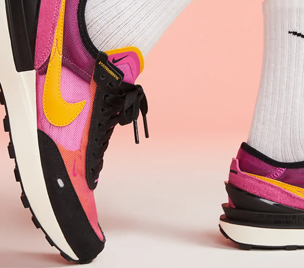 Giày Nike Waffle One GS 'Active Fuchsia' DC0481-600 - Ảnh 4
