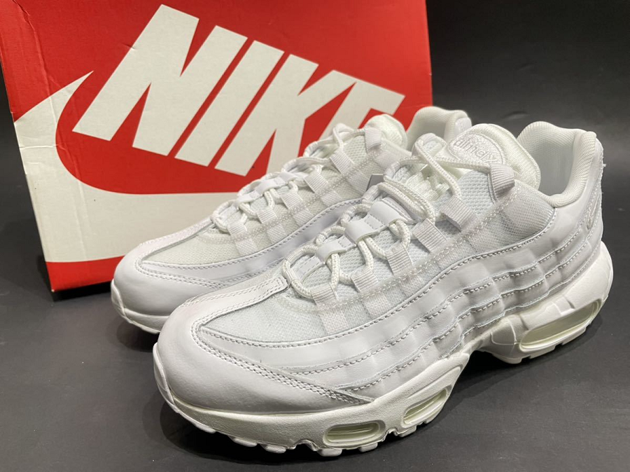 Giày Nike Wmns Air Max 95 ‘Triple White’ 307960-108 - Ảnh 4