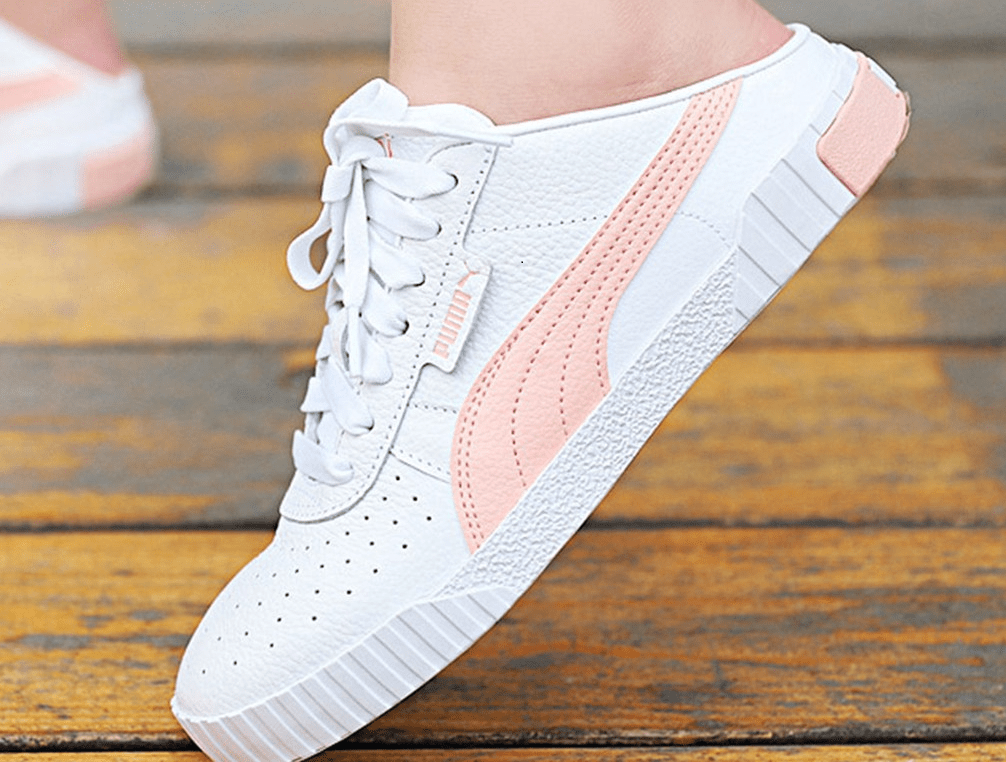 Giày Puma Cali Lo Slip On Mule 'White Peach' 370484-06 - Ảnh 2